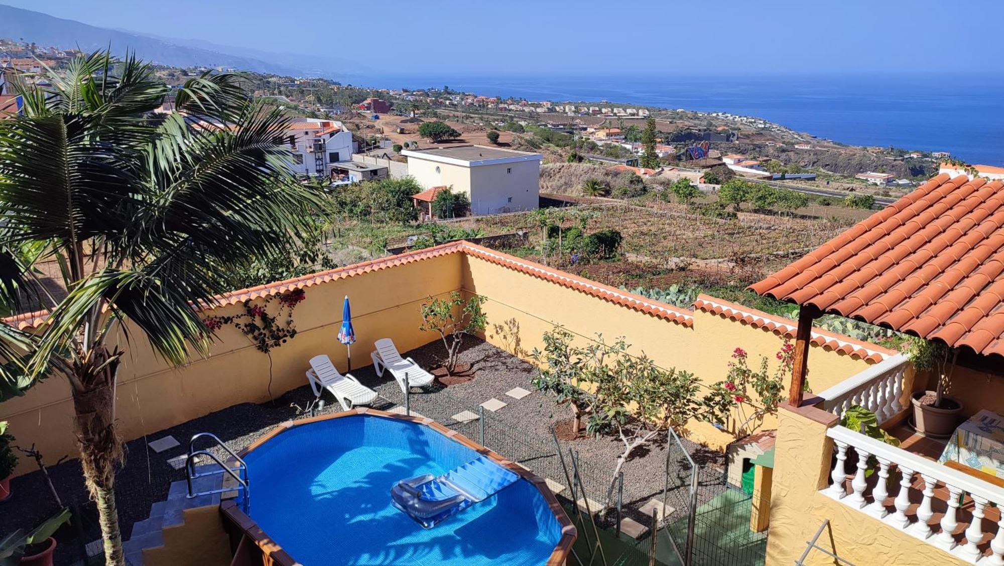 Casa" Vistas Al Teide" Mar Piscina Privada Parking Cubierto Gratuito En Las Instalaciones La Victoria de Acentejo Екстер'єр фото