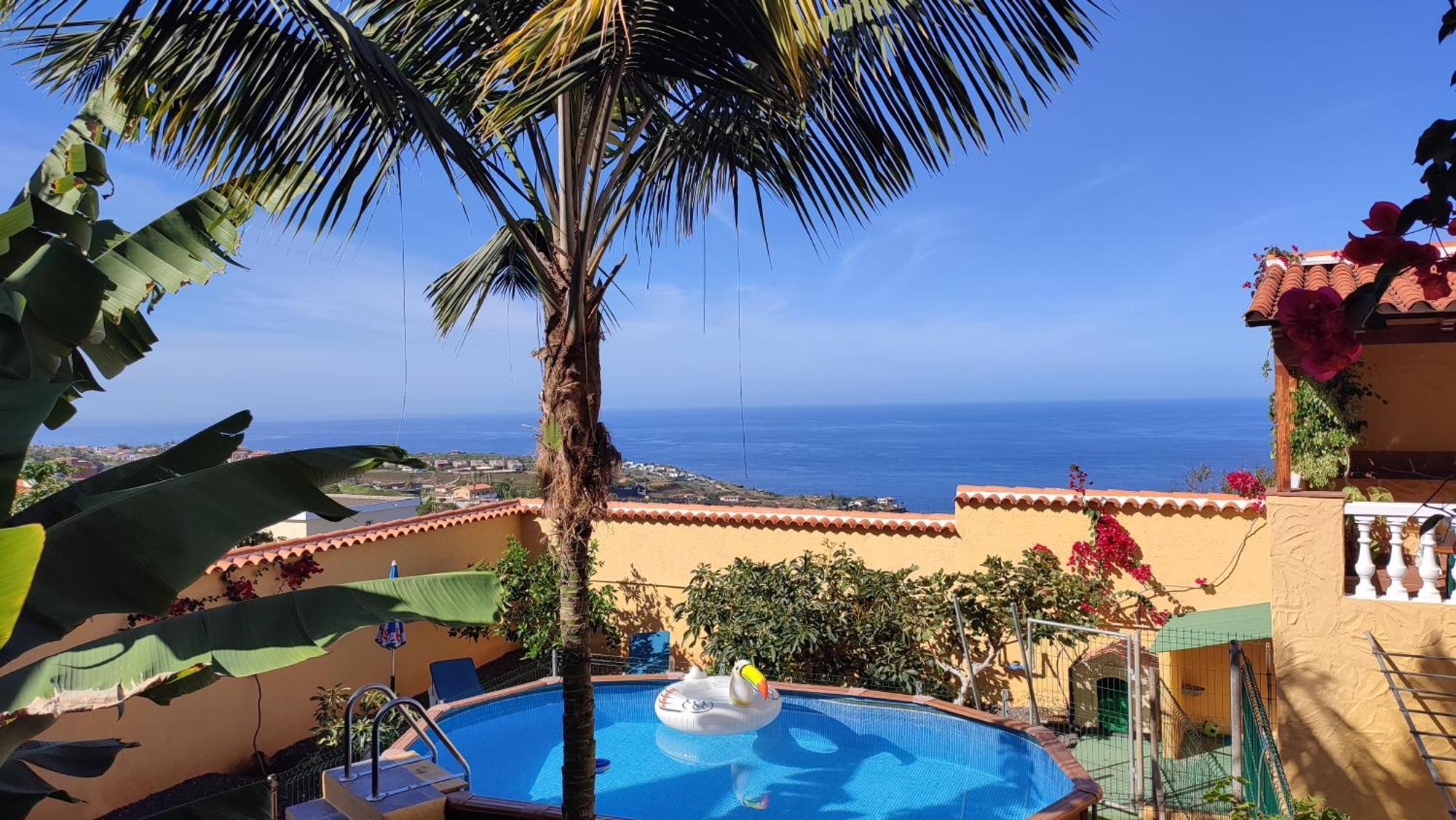 Casa" Vistas Al Teide" Mar Piscina Privada Parking Cubierto Gratuito En Las Instalaciones La Victoria de Acentejo Екстер'єр фото