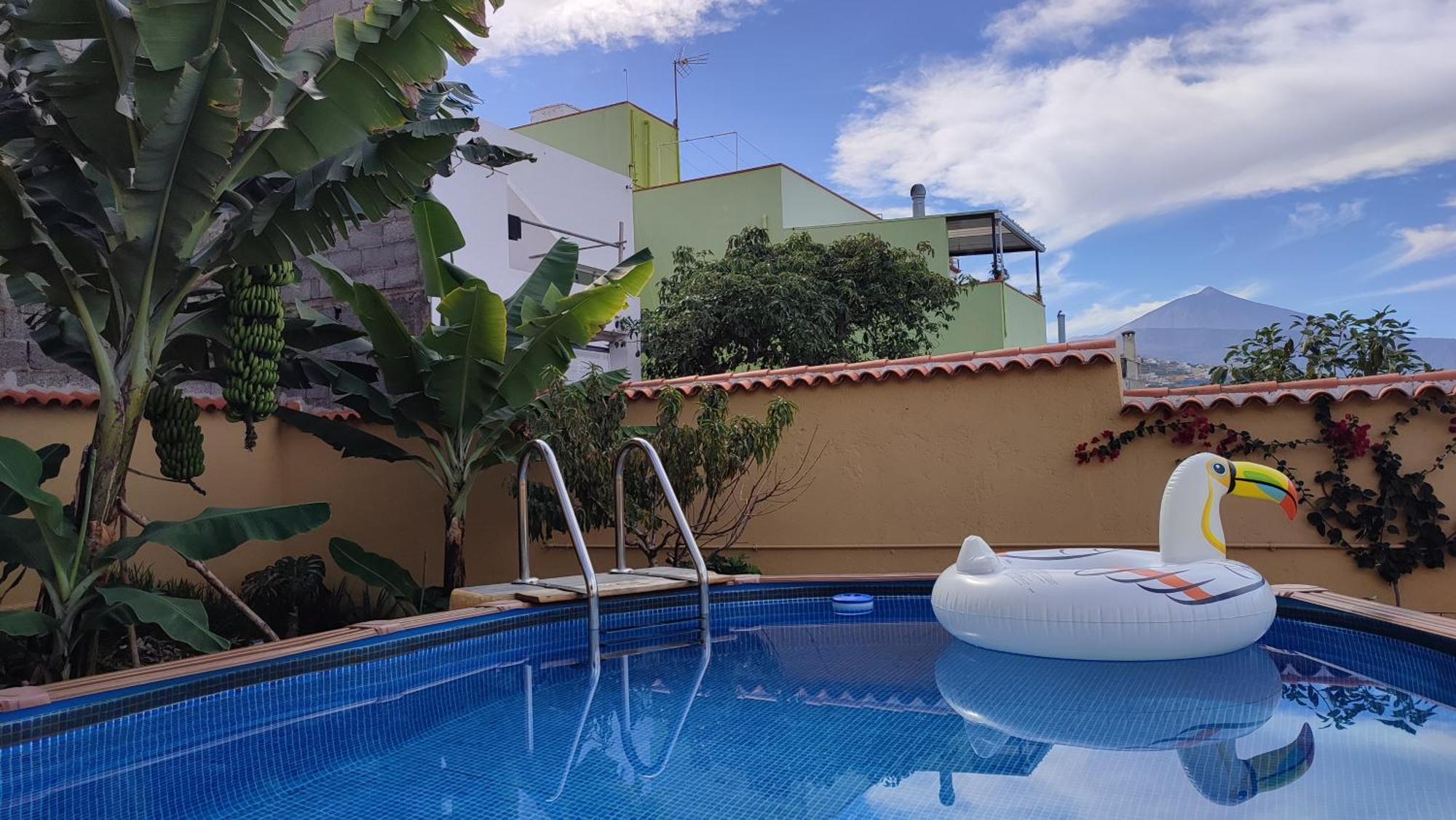 Casa" Vistas Al Teide" Mar Piscina Privada Parking Cubierto Gratuito En Las Instalaciones La Victoria de Acentejo Екстер'єр фото
