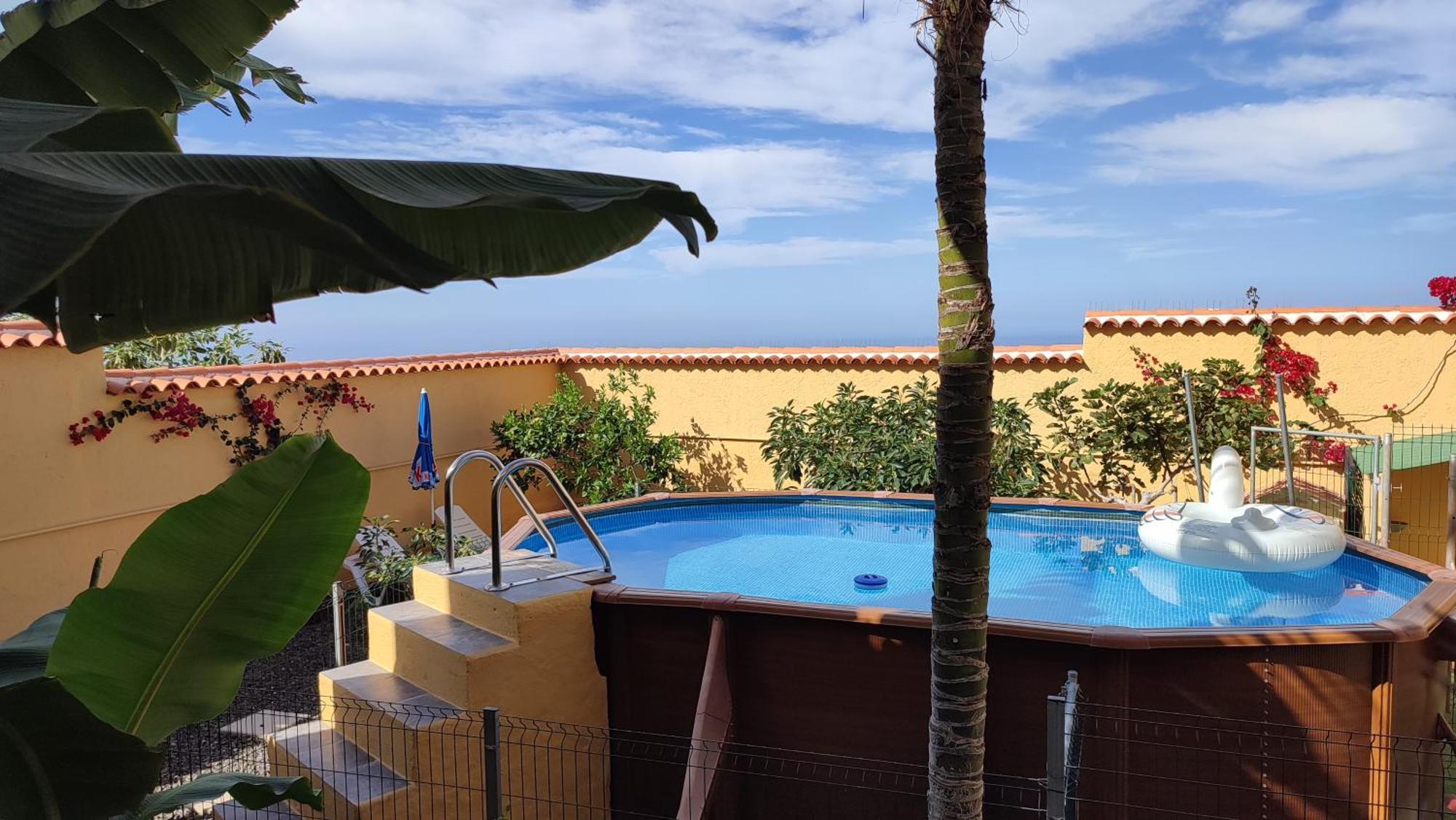 Casa" Vistas Al Teide" Mar Piscina Privada Parking Cubierto Gratuito En Las Instalaciones La Victoria de Acentejo Екстер'єр фото